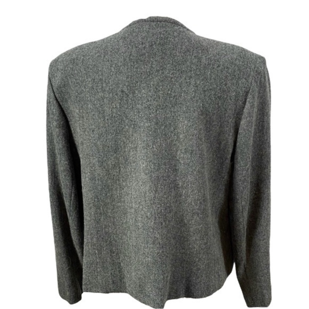 Orvis Open Front Tweed 100% Wool Blazer Women’s Size 12 - Picture 3 of 6